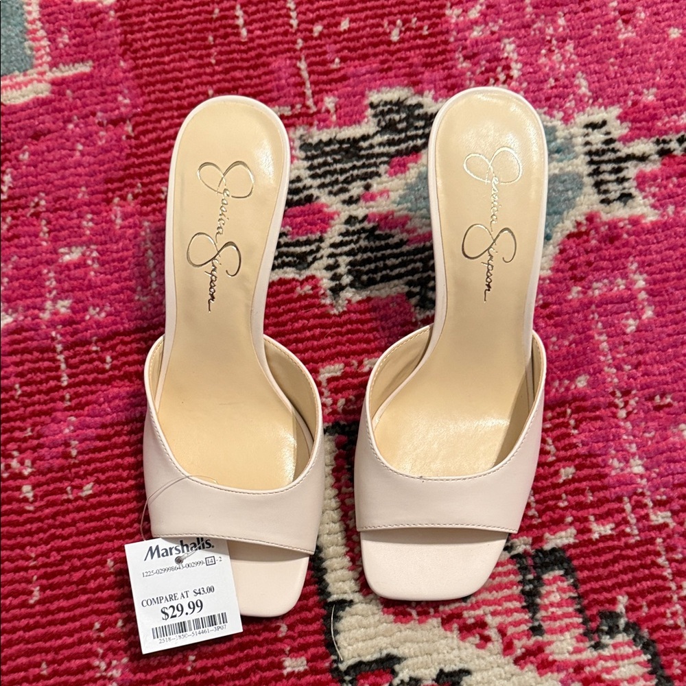 Jessica Simpson Beige Women's Mules
